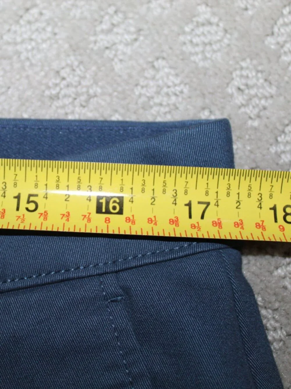J.Crew Mens Size 34x30 Slim Fit Flex Stretch Chino Pants Slate Blue